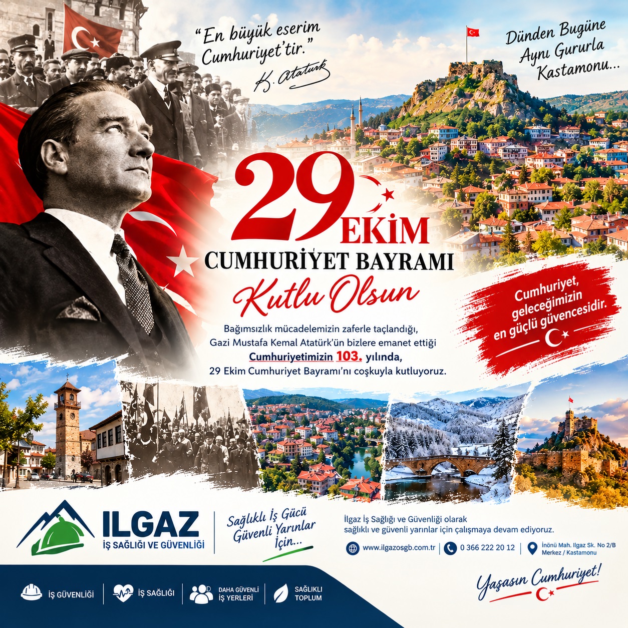 29 EKİM CUMHURİYET BAYRAMIMIZ KUTLU OLSUN!